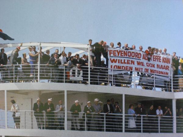 #Awaydays #Feyenoord>> 50 jaar geleden al!! Met de boot naar #Lissabon