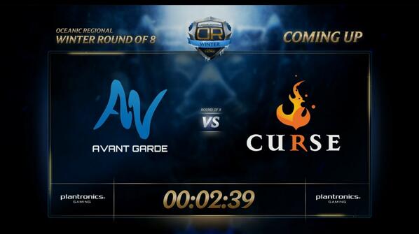 CurseOCE's tweet photo. Curse vs AV:R up next in a best of 3 for Winter Regionals!! 
http://t.co/P1L1A92d7w http://t.co/xYC4N4hw92