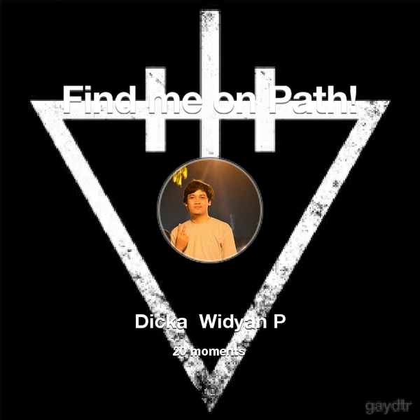 dickawidyan's tweet photo. I've shared 20 memories with my friends on #Path - see them now at http://t.co/em9s5v7Fhi! #thepersonalnetwork http://t.co/4mbtZqNWly