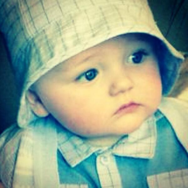 gina74dempsey's tweet photo. Love this wee boy 💕#proudgrandma http://t.co/G4IQcuQ86G