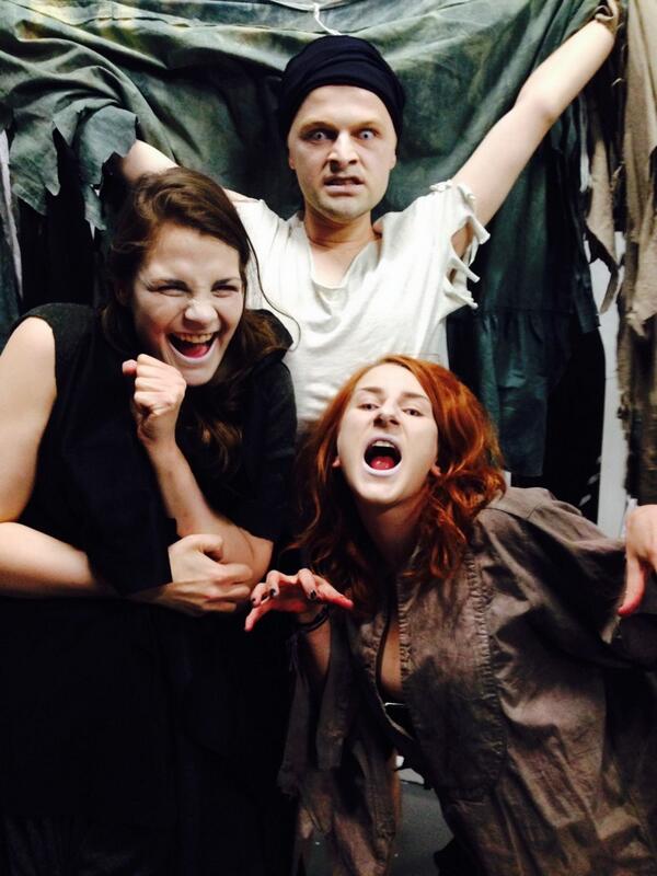 mattwright1991's tweet image. Backstage on the final night @ #Macbeth #FirstWitch #Actor #FinalYearShow @BAACTING @TheKSSC