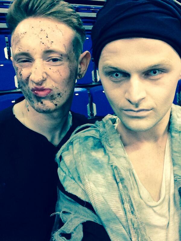 mattwright1991's tweet image. Backstage on the final night @ #Macbeth #FirstWitch #Actor #FinalYearShow @BAACTING @TheKSSC