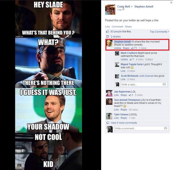 GryphonWear's tweet photo. #Arrow http://t.co/rLLvHa8SyF