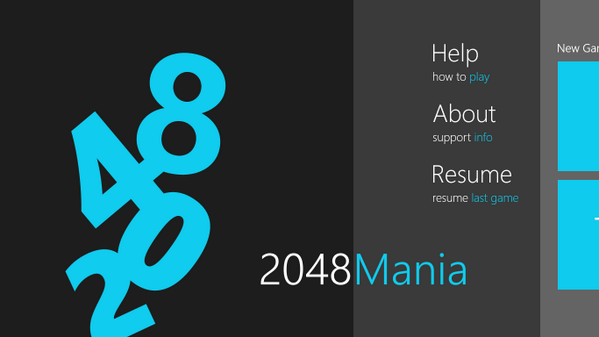 StudioPictureIT's tweet image. New: 2048 Mania 4 Windows 8.1. Addictive &amp;amp; fun! Free download: apps.microsoft.com/windows/app/20… #win8 #winnl #win8dev #Windows8