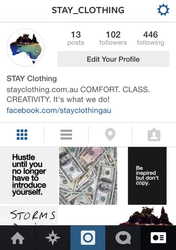 Follow us on instagram! stay_clothing #stayclothing #stay #australia #f4f #instagram