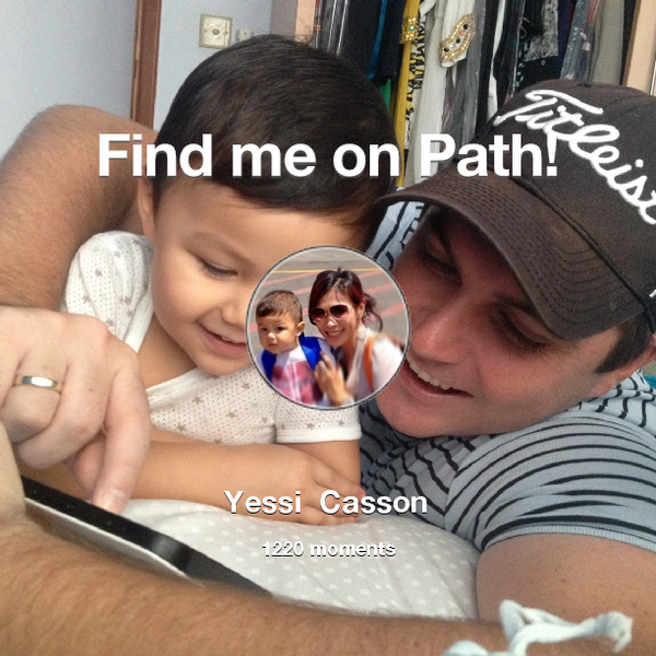 I've shared 1,220 memories with my friends on #Path - see them now at path.com! #thepersonalnetwork