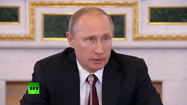 RT_com's tweet photo. WATCH LIVE: Putin holds Q&A session with intl media at #SPIEF2014 http://t.co/0U3xl4lP3f http://t.co/h8XqONfIzV
