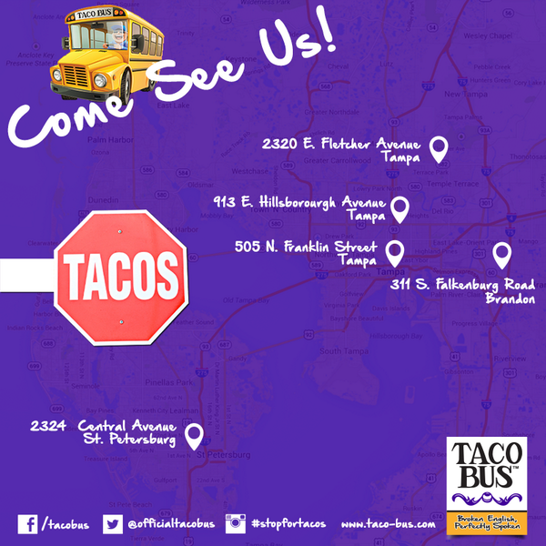 officialtacobus's tweet photo. Don't forget to #stopfortacos when you're in the area! http://t.co/kMctnUpDA3