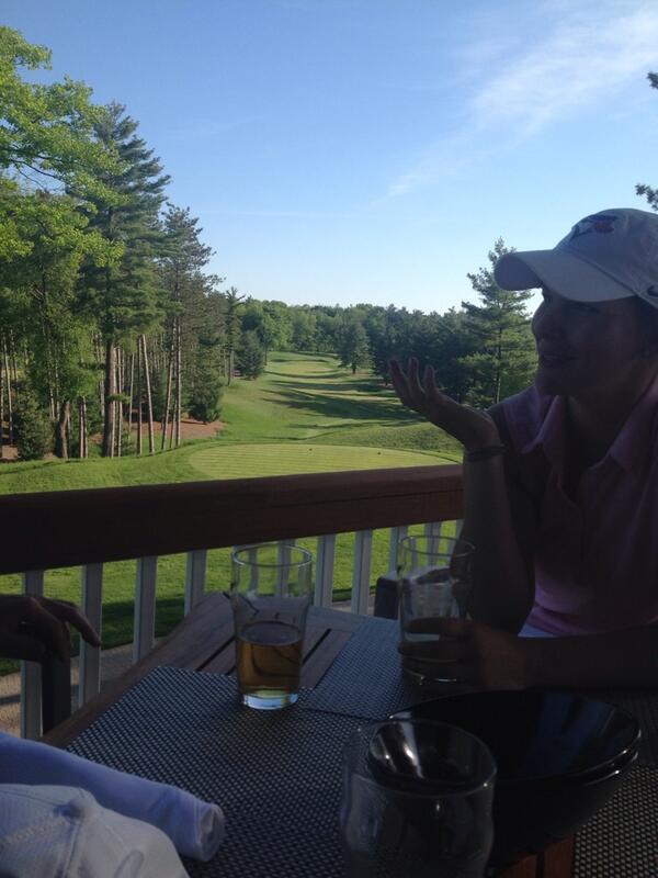 Keegs44's tweet photo. Beers after golf is good. http://t.co/bKpyL8lxER