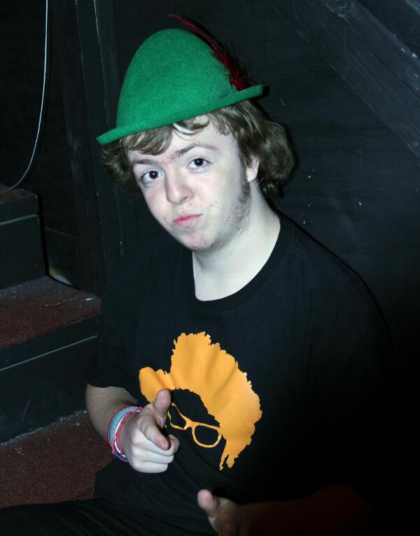 tomameek's tweet image. #throwbackthursday - Charlie wearing a silly hat as my #assistantstagemanager on #KissMeKate @CCCT in 2012 | #theatre