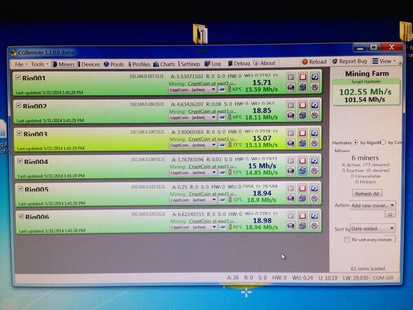 MVI_00's tweet image. Mining the crap out of #CRY #CryptCoin