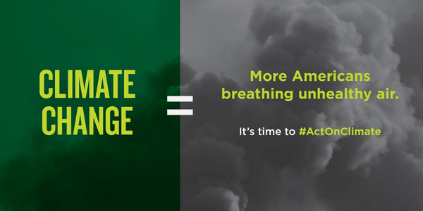 BarackObama's tweet photo. A win for public health: The first-ever national limits on carbon pollution from existing power plants. http://t.co/oHUP8QwII9