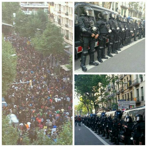 Queda claro quien tiene gana de violencia, no?  #DefensemElsBarris