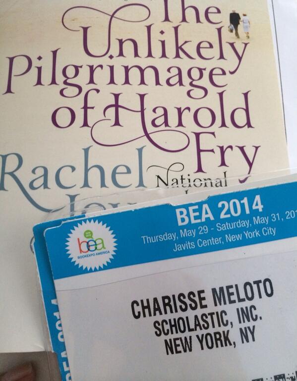 charissemeloto's tweet photo. My reward for surviving #BEA14 and #TheBookCon: finish reading this highly engrossing novel. #bestwaytospendsaturday http://t.co/TQF3bqB94I