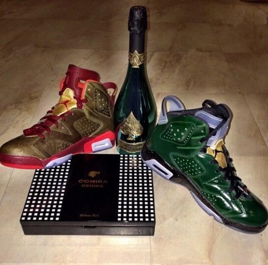 SoleBoyss's tweet photo. Champagne and Cigar 6's release 6/14/14 250$ http://t.co/dSpZITDaXP