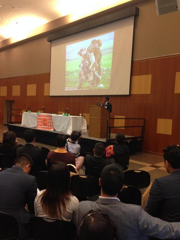 UniProNow's tweet photo. Summit 2014: "Your Move" comes to a close with closing keynote speaker, Major General Antonio M. Taguba #MyMoveIs http://t.co/QhL94HQNSD