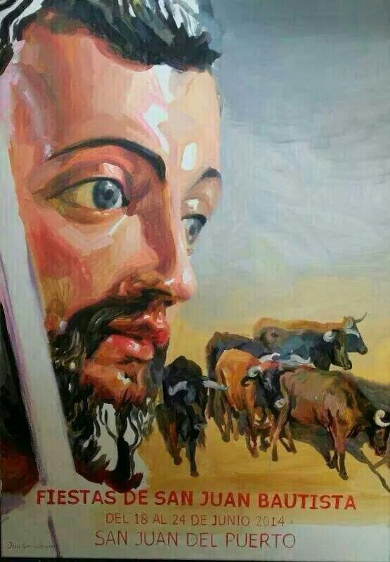 AytoSanJuan's tweet photo. Una gran noche #SanJuandelPuerto #Cartel de Jesús García y #Crónica "Un mundo, un norte" de @JuanARuizRguez #SJB2014 http://t.co/s6k9rQVads