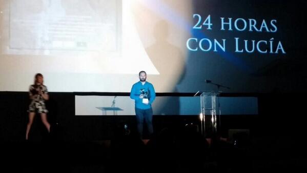MarcosCabota's tweet photo. "24 Horas Con Lucía" gana el premio al Mejor Cortometraje en el @Nocturnafest. Muy contento. http://t.co/8g1niSq9Ej