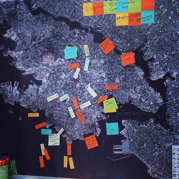 vicpdcanada's tweet image. Where are you from? Map #esquimalt at the #blockbash #community #weareone #pages