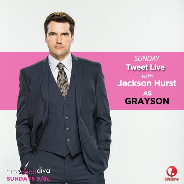 DropDeadDiva's tweet photo. West Coast! Join @jaxhurst on Twitter tomorrow during the episode to spill the dish on #DropDeadDiva! #DevotedDivas http://t.co/lMVLv0Awak