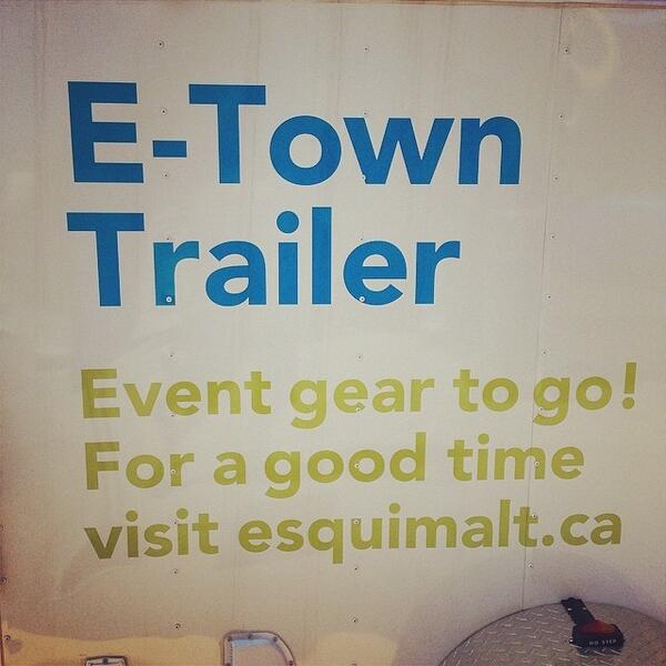 vicpdcanada's tweet image. A party in a trailer! Available to any #esquimalt residents for your own #blockbash! Too cool! #community #pages ...