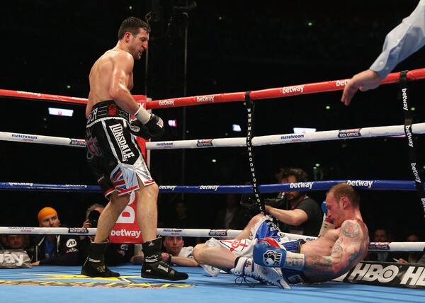 Historic moment... "<a href="/wembleystadium/">Wembley Stadium</a>: WALLOP! They'll have heard that punch in Nottingham " #GoFroch