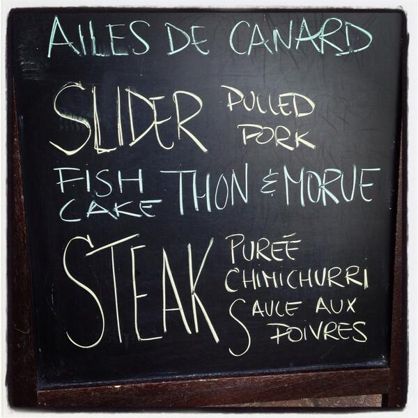 brutresto's tweet photo. Spéciaux de ce soir #tapas #vieuxhull http://t.co/IpekYFVwze