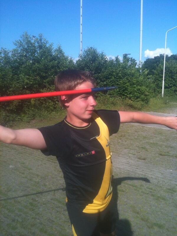 scampos84's tweet photo. Nieuw CR JD @avsprint voor Sjoerd Pastoor!! 46.54m met speerwerpen!! Wow! Wat een afstand! 20e AT!! http://t.co/Vbxzj7rXQ2