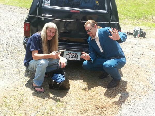 DeathDriver2014's tweet photo. Who are these assholes? And who let them onthe set? http://t.co/w23PNlPKf0