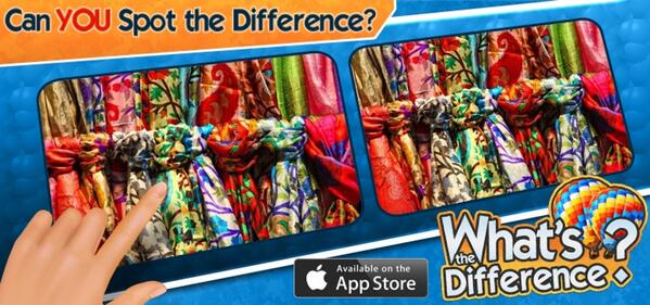OMG, did you try #WhatsTheDifference yet? bit.ly/1f6tAxx