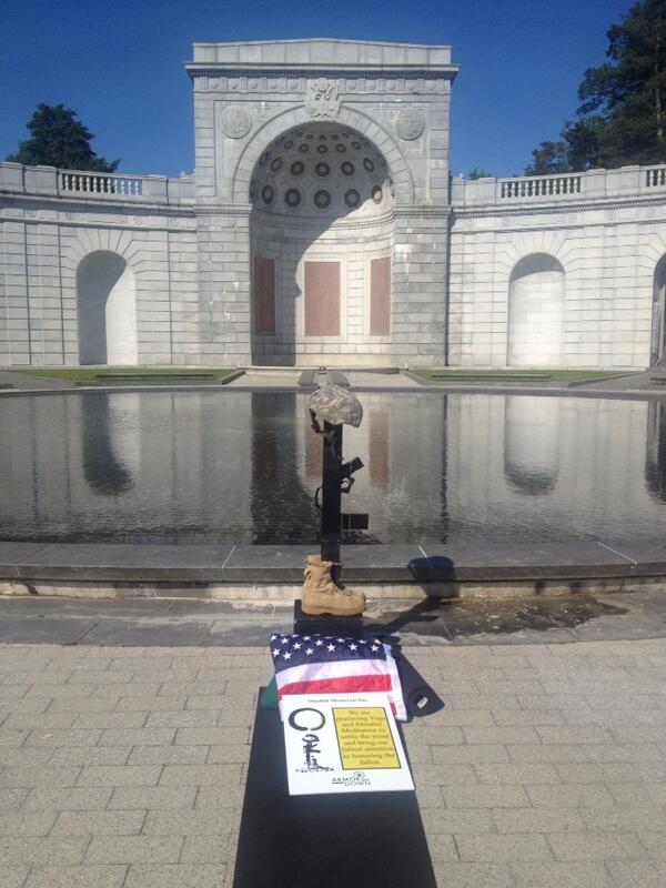 Noahood's tweet photo. #honorthefallen #mindfulmemorialday #armordown http://t.co/7nmz6kF70L