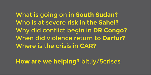 DFID_UK's tweet photo. From #SouthSudan to #CAR - 5 crises you won't be seeing in the headlines: http://t.co/5wqPgVnXJ2 via @BuzzFeedUK http://t.co/8Iy9d7i6ij