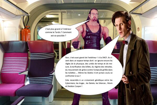 UndertakerLife's tweet image. Scandale TER SNCF , voiture trop large de 2 cm 
L'explication du Dr Who