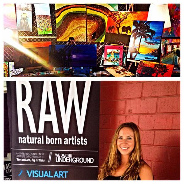 Thanks to everyone who helped me get here! Had a #successful #artshow last night with #raw #naturalbornartists #texas