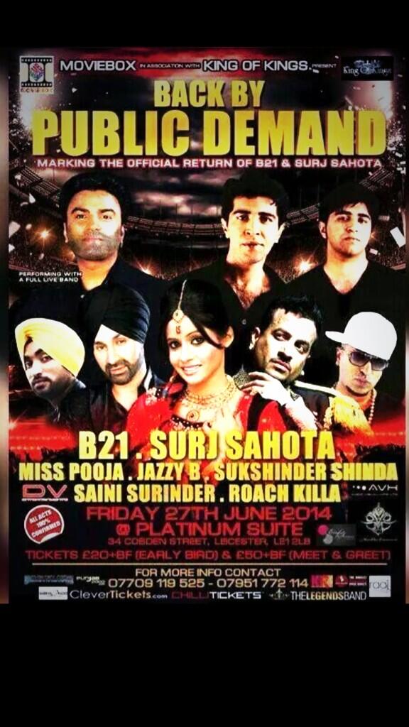 GarciaLE4's tweet photo. Massive Line up - Leicester and Birmingham tickets available now.! http://t.co/0WZs8H82ek