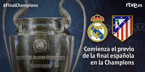 La1_tve's tweet photo. Sigue la programación especial de la #FinalChampions en http://t.co/D3xLWUgBiU y @ChampionsTVE http://t.co/ZzrJG8xTZg