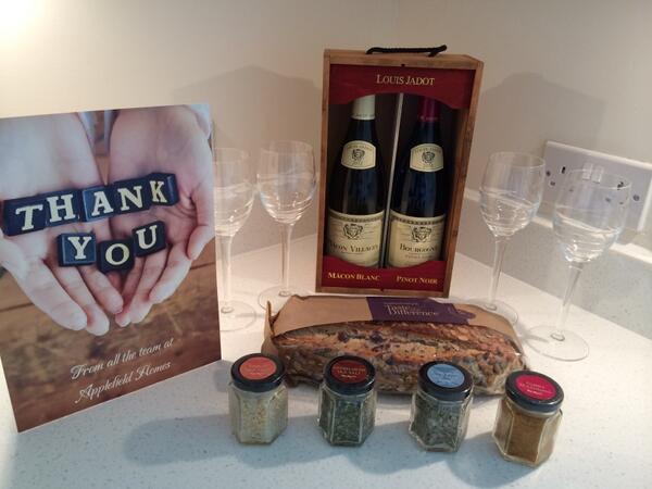 Applefieldhomes's tweet photo. Bread: so your home may never know hunger.Salt: so that your life may always have flavour. Wine: so joy &amp; prosperity http://t.co/p2sBsq6v4u