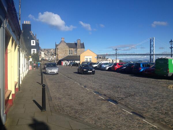 qferryambition's tweet photo. Never been to South #Queensferry before?? Come &amp; visit tomorrow. Picturesque town with lots happening #shops #market http://t.co/hHc4A2PXuK