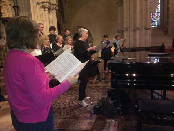 SaveStColumbas's tweet photo. @cccdub @Fingalchoir in rehearsals, wait until you see how well we scrub up!!! http://t.co/owG4w01lZt