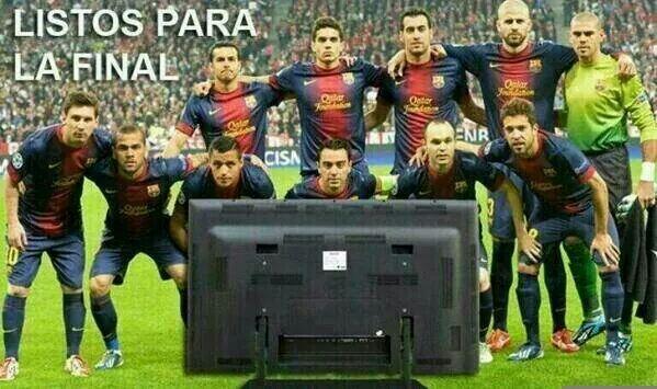 ReinoMadridista's tweet photo. Once del Barça. http://t.co/uyFtB1iO69
