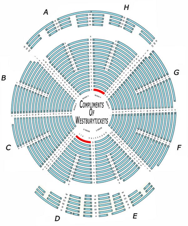 Nycb Theatre At Westbury Seating Chart Detailed