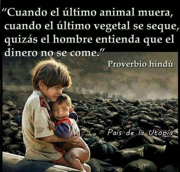 subversivos_'s tweet photo. Cuando el último animal muera, cuando el último vegetal se seque, quizá aprendamos ¿pero sea tarde? http://t.co/lTGRPco9J2