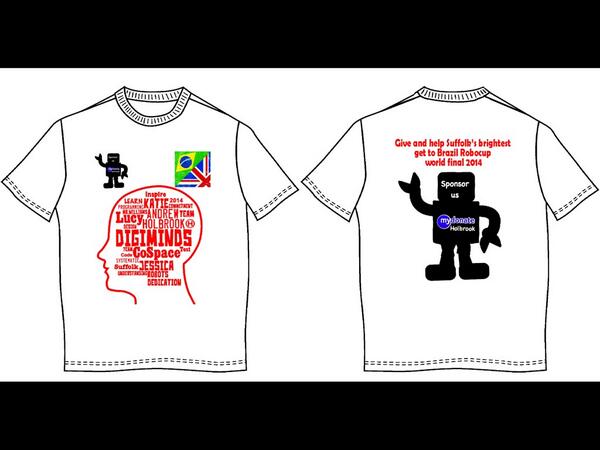 Check out the eye-catching, fund-raising T-shirts we will be wearing at the <a href="/SuffolkShow/">Suffolk Show</a> on Wednesday and Thursday.