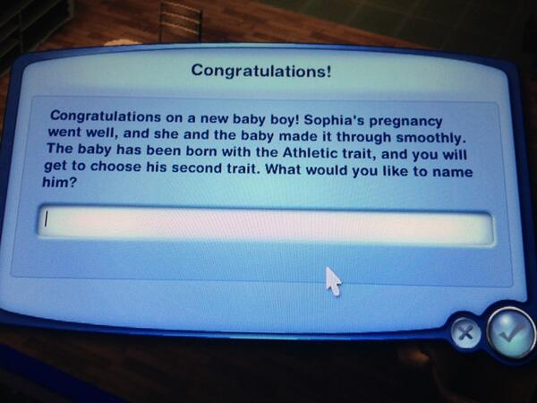 SimsloSIMS's tweet image. Another boy r u serious