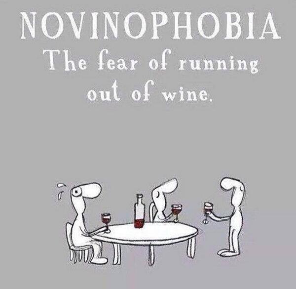 #novinophobia #wine have a nice weekend