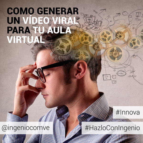 ingeniocomve's tweet photo. #SabiasQue Una de las utilidades más eficaces en el aula virtual es el vídeo? #HazloConIngenio http://t.co/ti7NV5zKMQ http://t.co/9vMW7ymoJZ