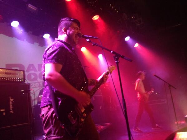 Popunie's tweet photo. Rotterdams heren van @SpecialSteveNL in de finale van de Band Boost in @Bibelot #popunie http://t.co/CnB2b042sV