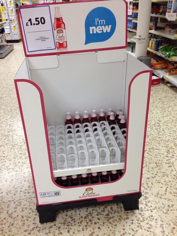 Ads_46's tweet photo. New @StellaArtois Raspberry cidre selling really well!!! #new #summer @bedfordextra http://t.co/2CJFM2I07j