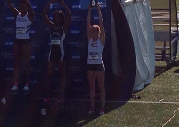 CoachRunBoyRun's tweet image. BOOM!!!!! 8th place!!!! Nikki Wetstein!!! Hard work pays off! #ESUTF