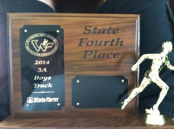 BHS_BisonPride's tweet photo. Great job Bison track team!!! More hardware to add to the trophy case. http://t.co/adVpGIaoiz